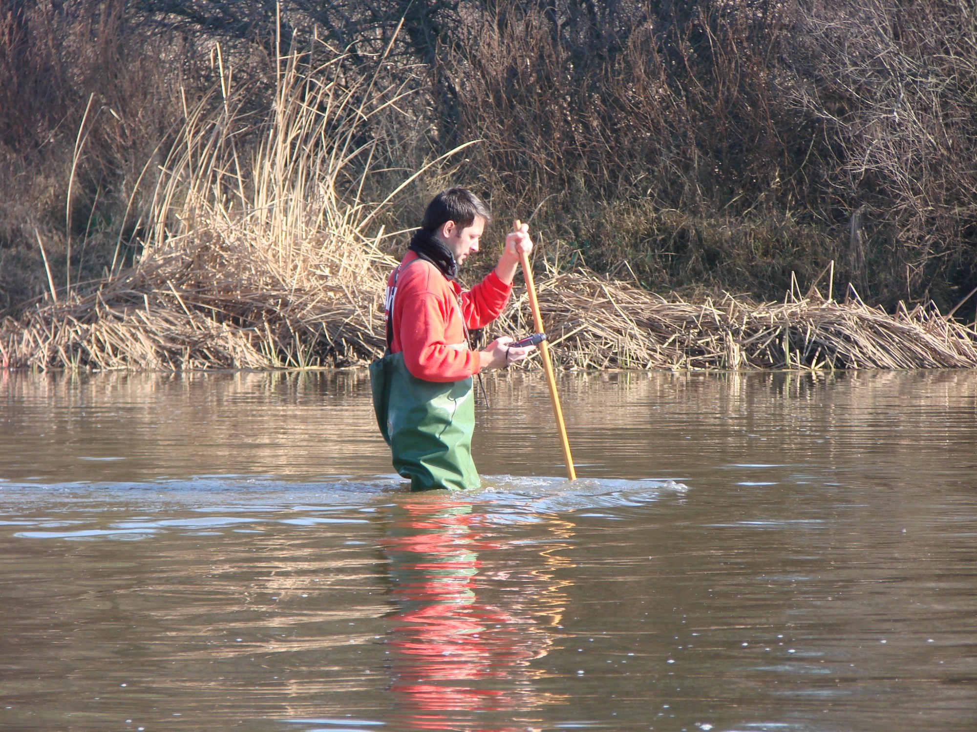 NaturGIS Caudales Ecológicos muestreos hidrológicos