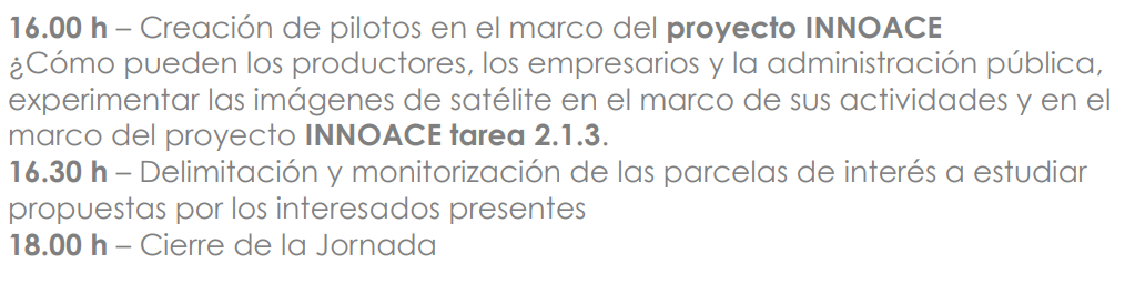 agricultura de precisión imágenes de satélite feval programa II