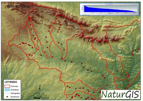 Puntos Muestreo Inventarios de Barreras SIG GIS NaturGIS