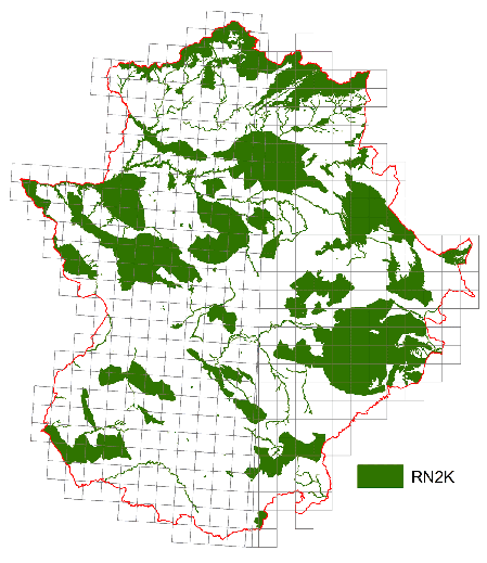 Espacios Red Natura 2000 en Extremadura