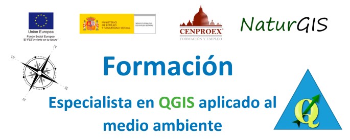 Curso Formación QGIS medio ambiente Cenproex NaturGIS